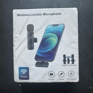 New Wireless Collar Clip Microphone For Video  Gaming Streaming Cell Phone